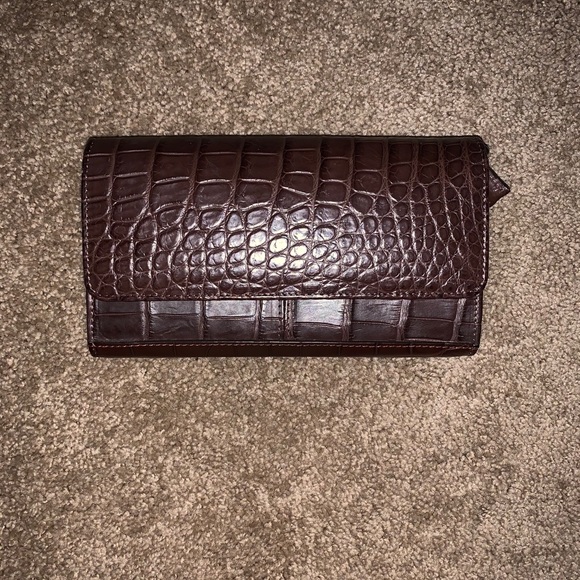 Sriracha Moda Crocodile Wallet NEVER USED - Picture 1 of 7